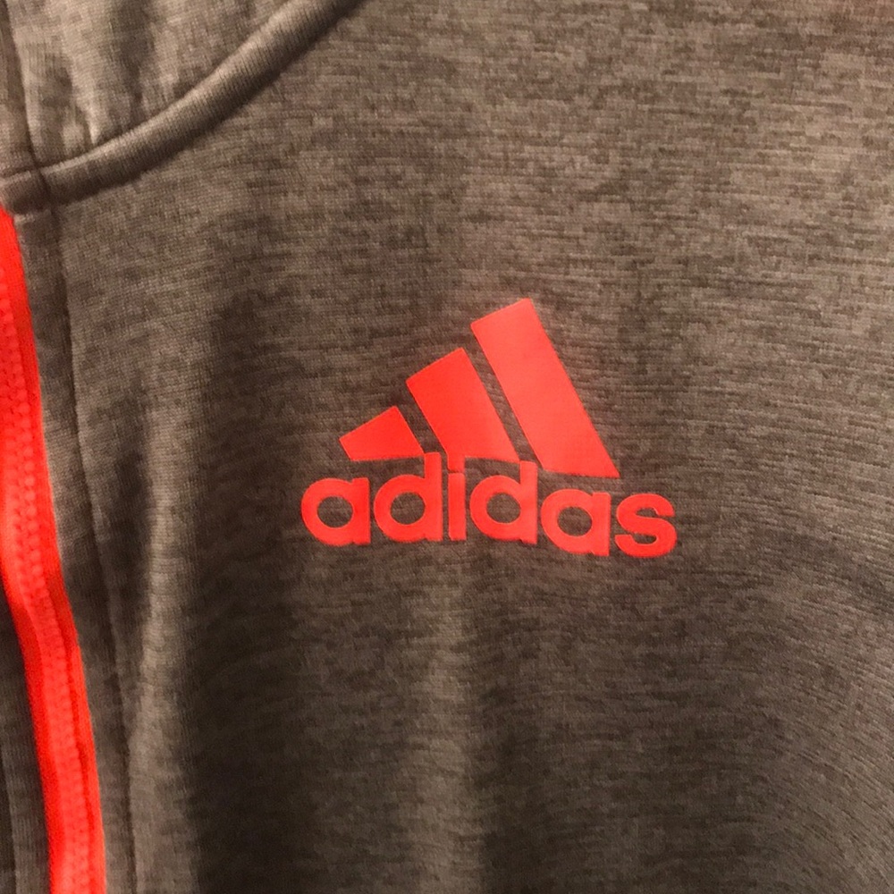 Boys Adidas Zip Up Jacket - Picture 2 of 4